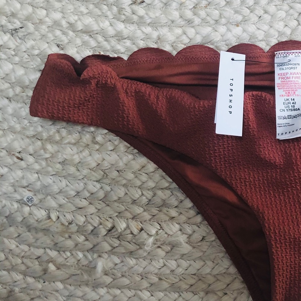Nwt Coral TOPSHOP Bikini Bottom